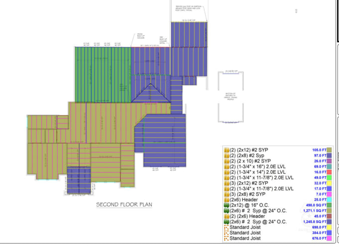 Gig Preview - Do lumber estimation and material takeoff in planswift