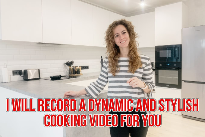 Gig Preview - Create tasty food cooking video recipes in HD