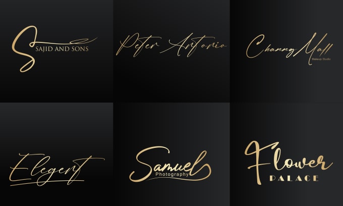 Gig Preview - Handwritten signature logo, signature email and signature design