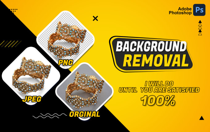 Gig Preview - Do background remove, edit images with adobe photoshop