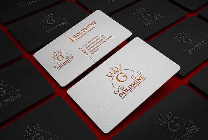 Gig Preview - Design professional luxury and minimalist business card