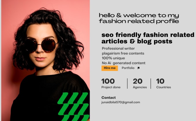 Bestseller - write SEO friendly fashion related content for you websites