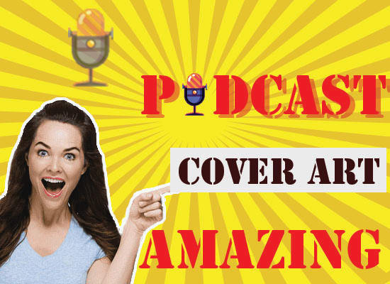 Gig Preview - Do podcast cover art and podcast logo design in 24 hours