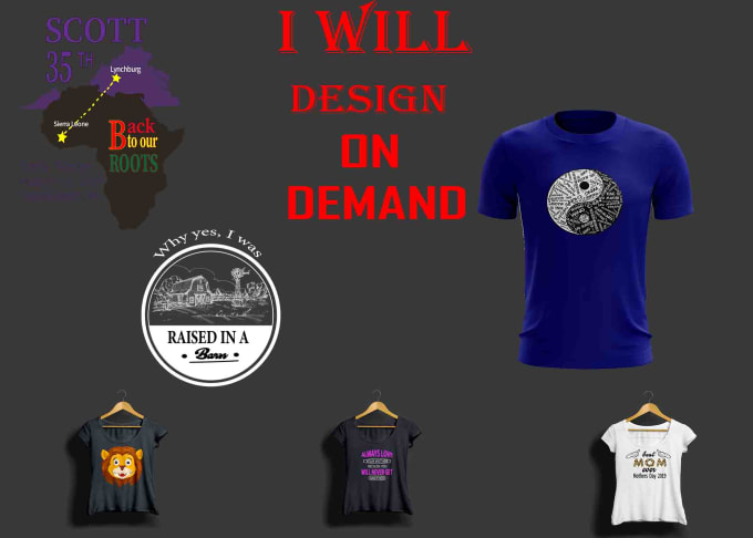 Gig Preview - Design custom amazing t shirt and illustration