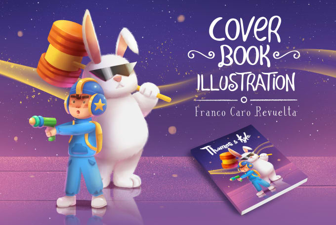 Gig Preview - Create captivating book cover illustrations that stand out