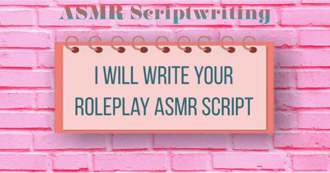 Bestseller - write your rp asmr script