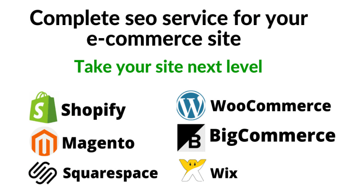 Gig Preview - Do ecommerce SEO for rank and traffic