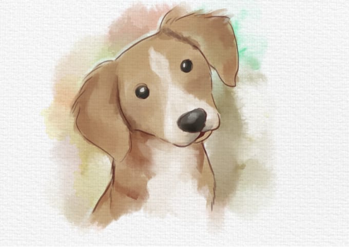 Gig Preview - Draw simple pet portrait of your dog, cat or any pet