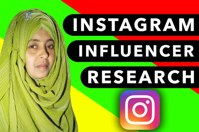 Gig Preview - Find instagram influencers list for influencer marketing