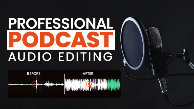 Gig Preview - Edit and mix your podcast audio professionally in 24 hours