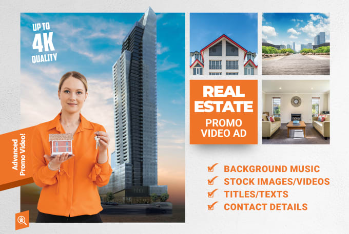 Gig Preview - Create real estate promo video ad