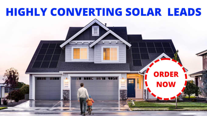 Gig Preview - Generate high converting solar leads solar landing page solar leads