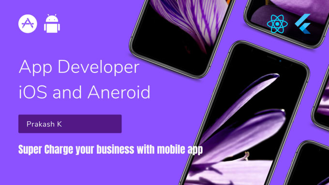 Gig Preview - Be your mobile app developer for android, IOS apps