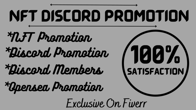 Do nft discord server promotion invited opensea marketing by