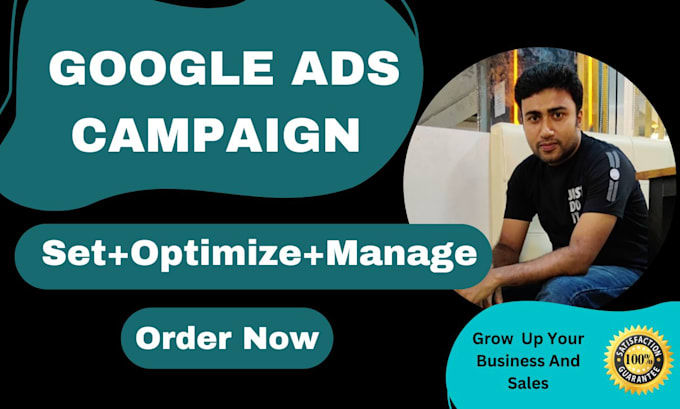 Gig Preview - Set, optimize google ads campaign, ppc ads, remarketing ads