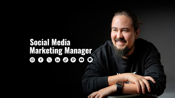 Gig Preview - Be your social media marketing manager