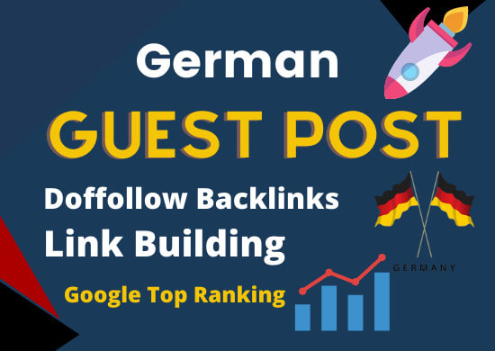 Gig Preview - Do guest post, dutch german guest post, german backlinks