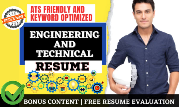 Gig Preview - Create ats optimized technical and engineering resume