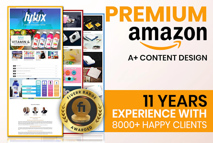 Gig Preview - Design premium ebc a plus content for amazon