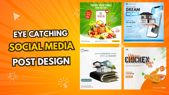 Gig Preview - Design amazing social media posts graphics for social media