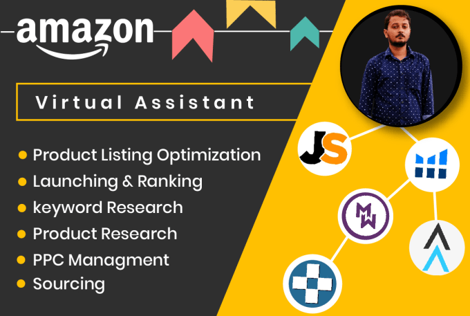 Gig Preview - Be your amazon virtual assistant, expert amazon va, a to z