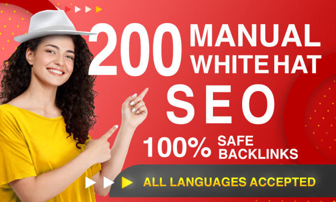 Gig Preview - Manual white hat seo backlinks monthly high da authority dofollow link building