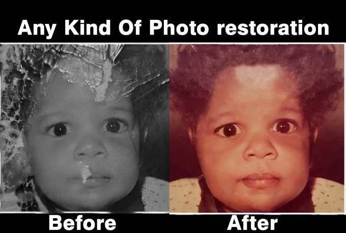 Gig Preview - Restore old damage photo,restore,repair,fix and colorize old image