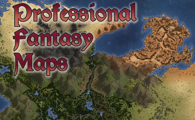 Bestseller - create a high quality high detail fantasy map for dnd and fiction