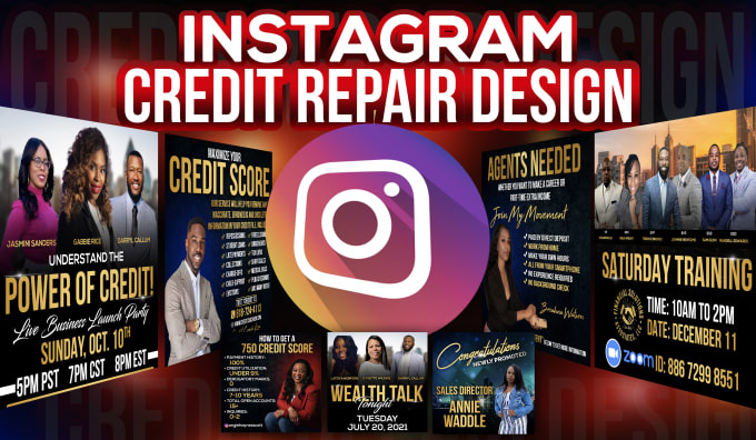 Gig Preview - Design credit repair flyer, instagram, facebook post design