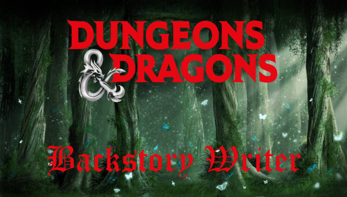 Bestseller - write a dungeons and dragons backstory