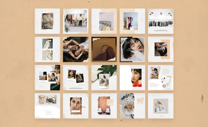 Gig Preview - Design beautiful and catchy instagram posts and story content