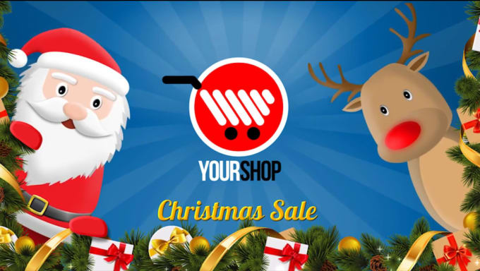 Gig Preview - Create christmas sale video ads and promos