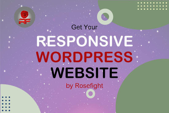 Gig Preview - Build responsive wordpress website design using elementor