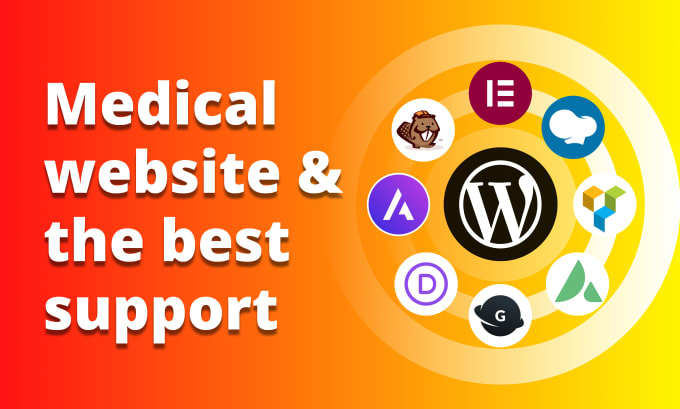 Gig Preview - Design, fix or build a medical website with wordpress