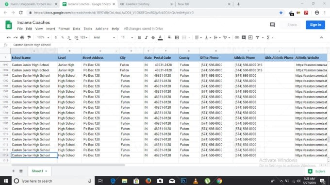 Gig Preview - Web scraping and data mining