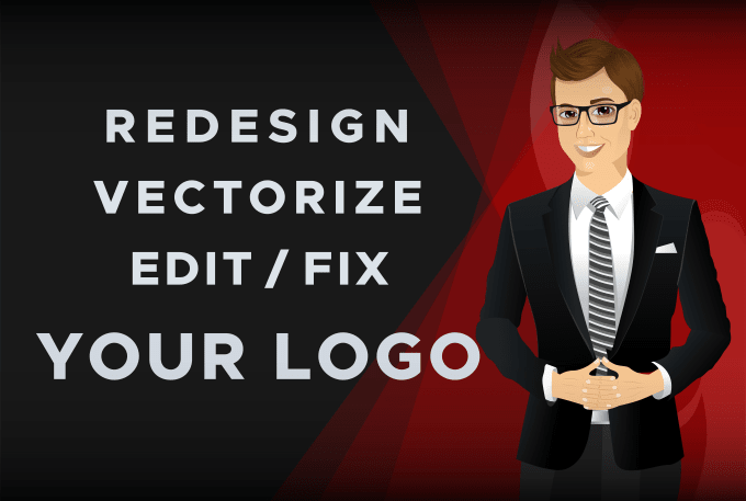 Gig Preview - Do logo redesign, redo, remake, edit, modify, fix, vectorize