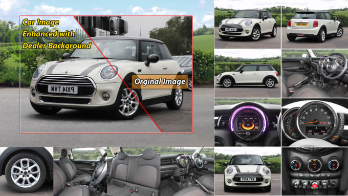 Gig Preview - Do automotive dealer interior image editing and car full set enhancement