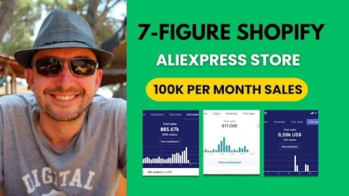 Gig Preview - Build an aliexpress dropshipping website 48 hours