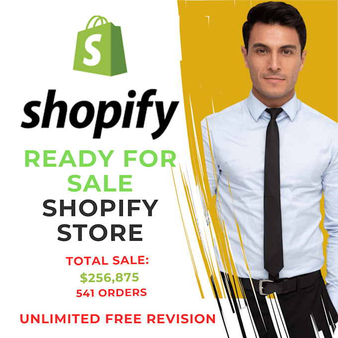 Bestseller - create ready for sale shopify store for you