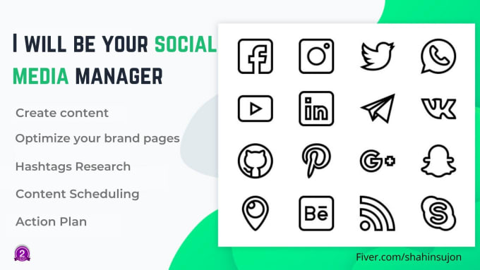 Gig Preview - Be your social media manager