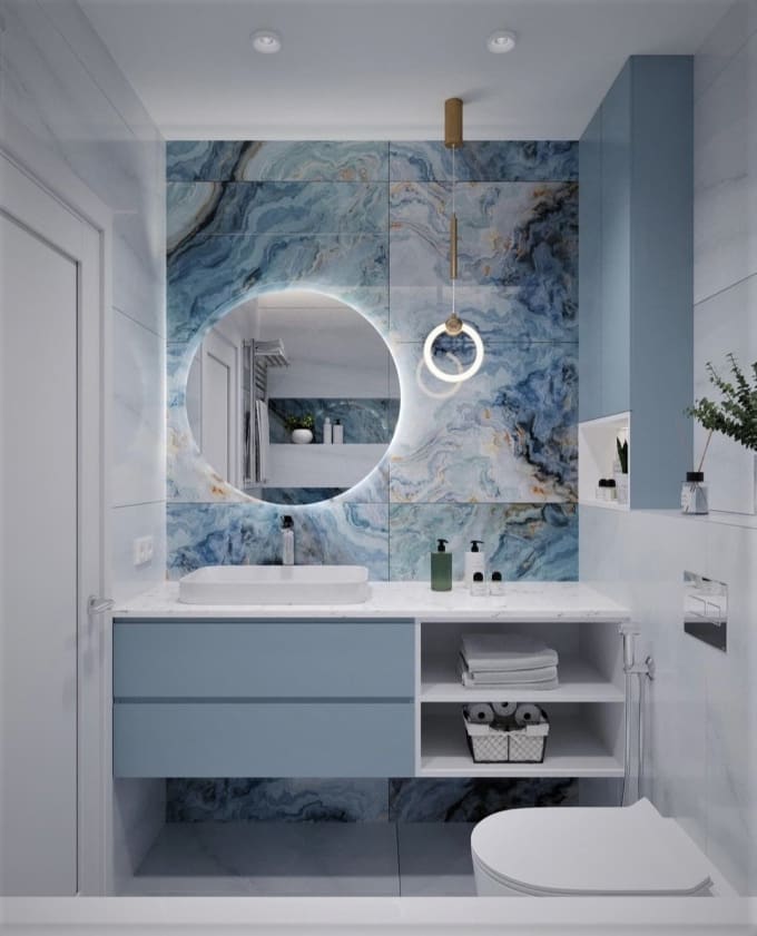 Gig Preview - Provide modern bathroom designs with renderings