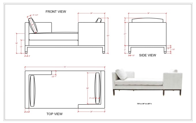 Gig Preview - Draw 2d furniture drawings for manufacturing in autocad