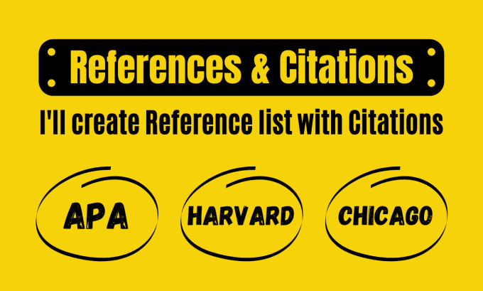 Bestseller - create apa or harvard style reference list with citations