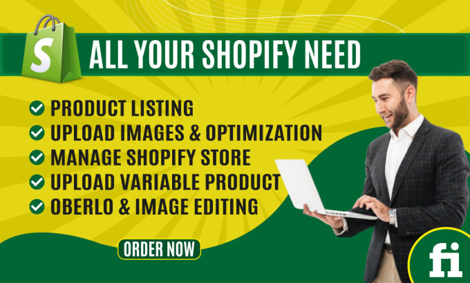 Gig Preview - Do shopify data entry and manually shopify product listing