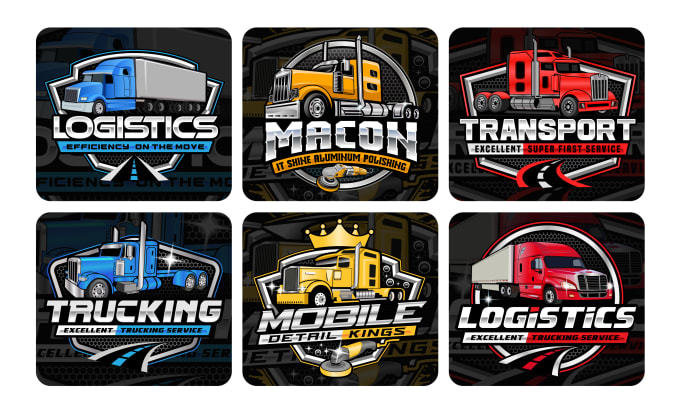 Gig Preview - Design a trucking, transport and logistics logo