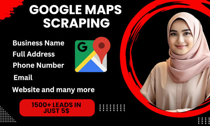 Gig Preview - Do google map scraping, b2b lead generation, business leads