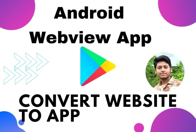 Gig Preview - Convert website into best android webview app with admob