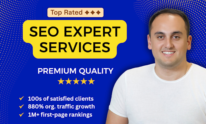 Gig Preview - Provide SEO expert service, best monthly packages