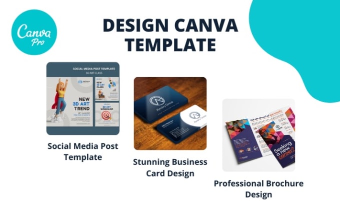 Gig Preview - Design canva templates , stunning and minimal business card, instagram template