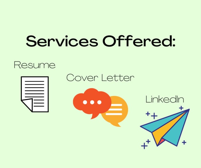 Gig Preview - Write and design your cover letter and resume